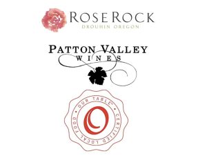 company logos saying Rose Rock, Patton Valley